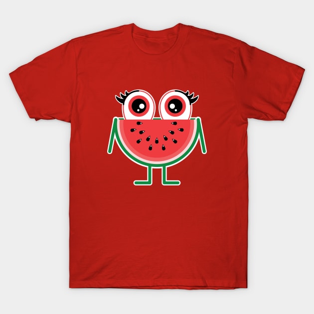 Funny Watermelon T-Shirt by tjasarome